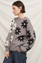 Fiorella Floral Knit Sweater - Westly