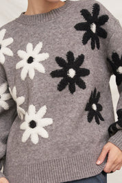 Fiorella Floral Knit Sweater - Westly