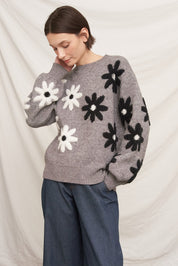 Fiorella Floral Knit Sweater - Westly