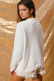Firlight Christmas Tree Sweater - Off White