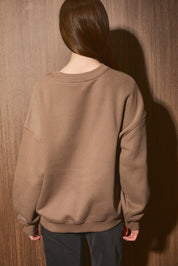 Fish Market Graphic Sweatshirt in Mocha — product photo 03
