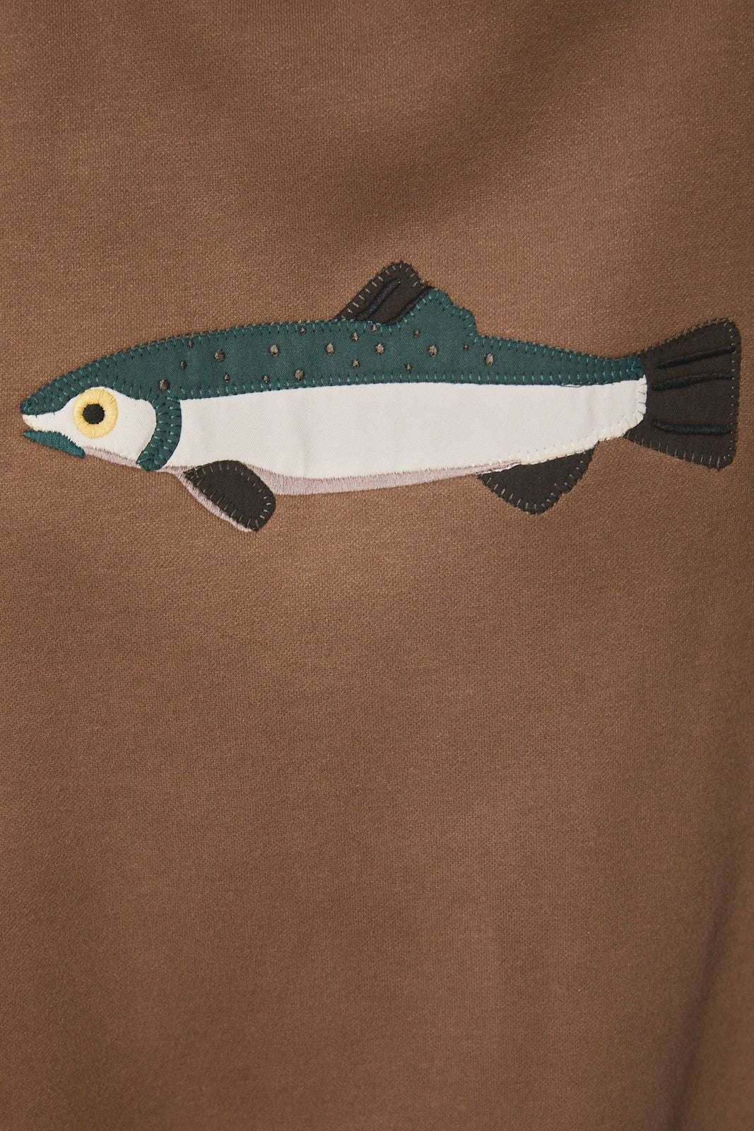 Fish Market Graphic Sweatshirt in Mocha — product photo 05