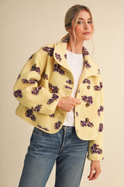 Fleur Lodge Floral Sherpa Jacket - Westly