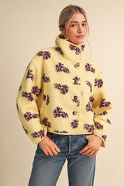 Fleur Lodge Floral Sherpa Jacket - Westly