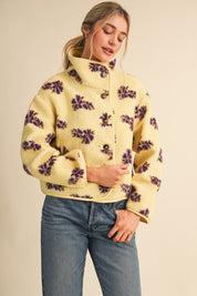 Fleur Lodge Floral Sherpa Jacket - Westly