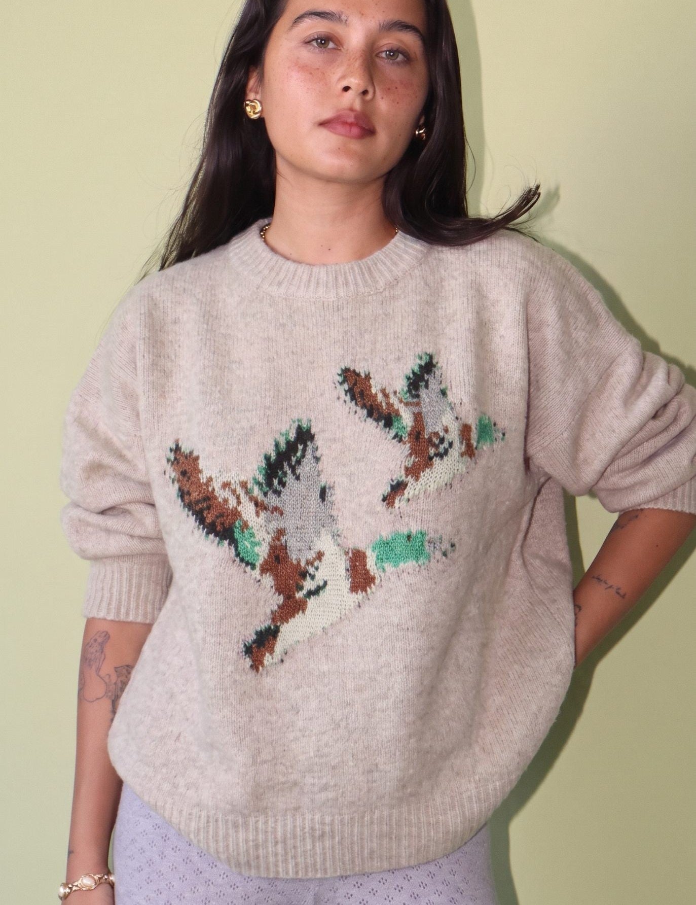 Flight Pattern Duck Knit Sweater - Westly