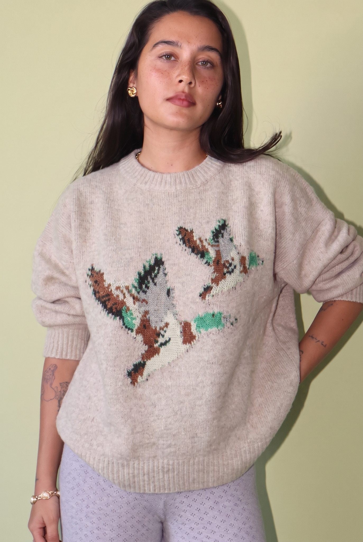 Flight Pattern Duck Knit Sweater - Westly