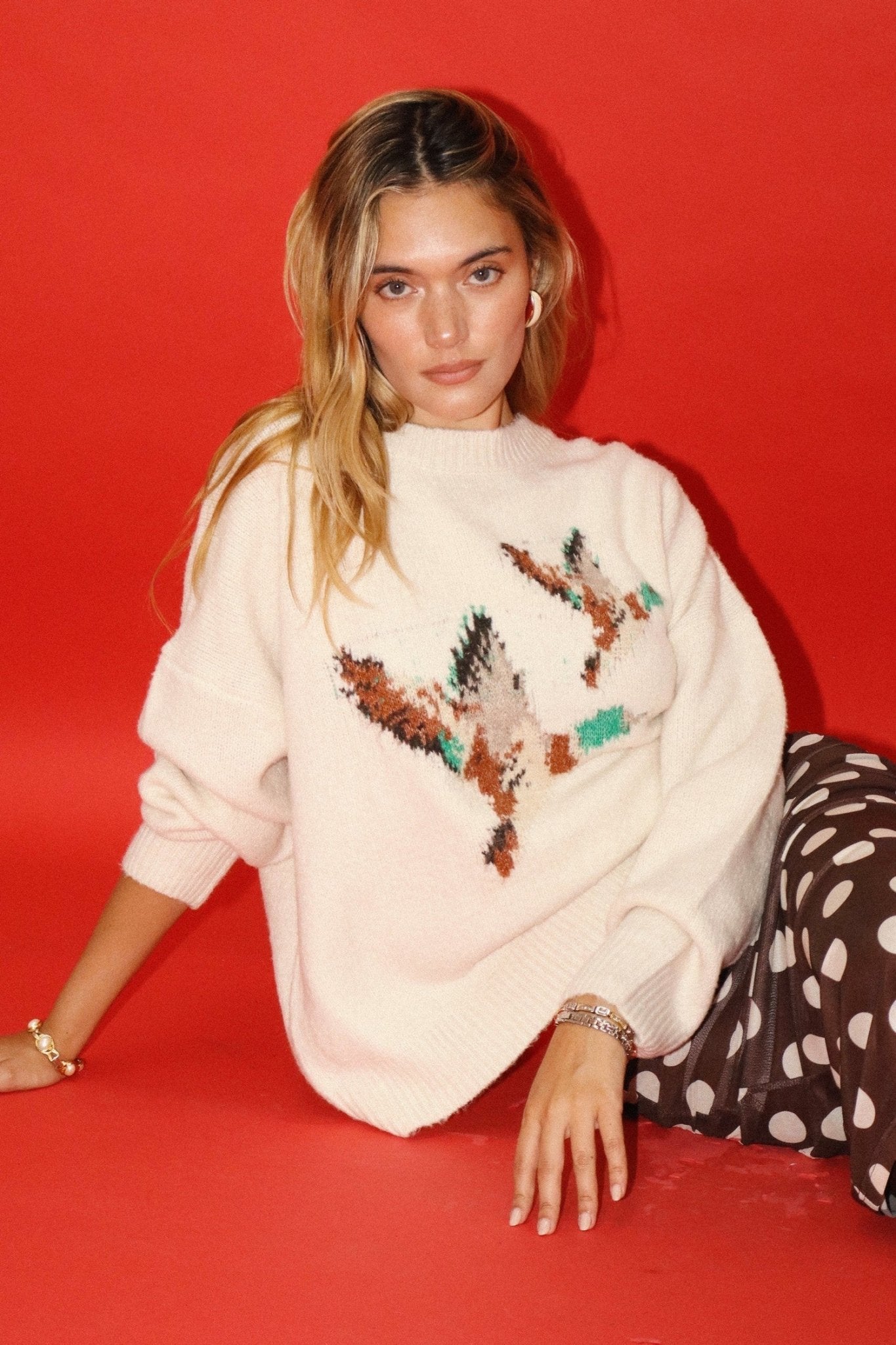 Flight Pattern Duck Knit Sweater - Westly