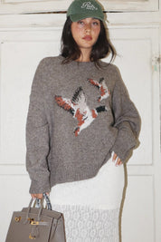 Flight Pattern Duck Knit Sweater - Westly