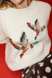 Flight Pattern Duck Knit Sweater - Westly
