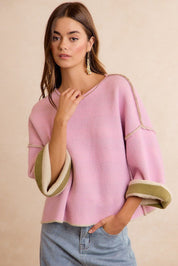 Flip Side Reversible Stripe Sweater - Westly