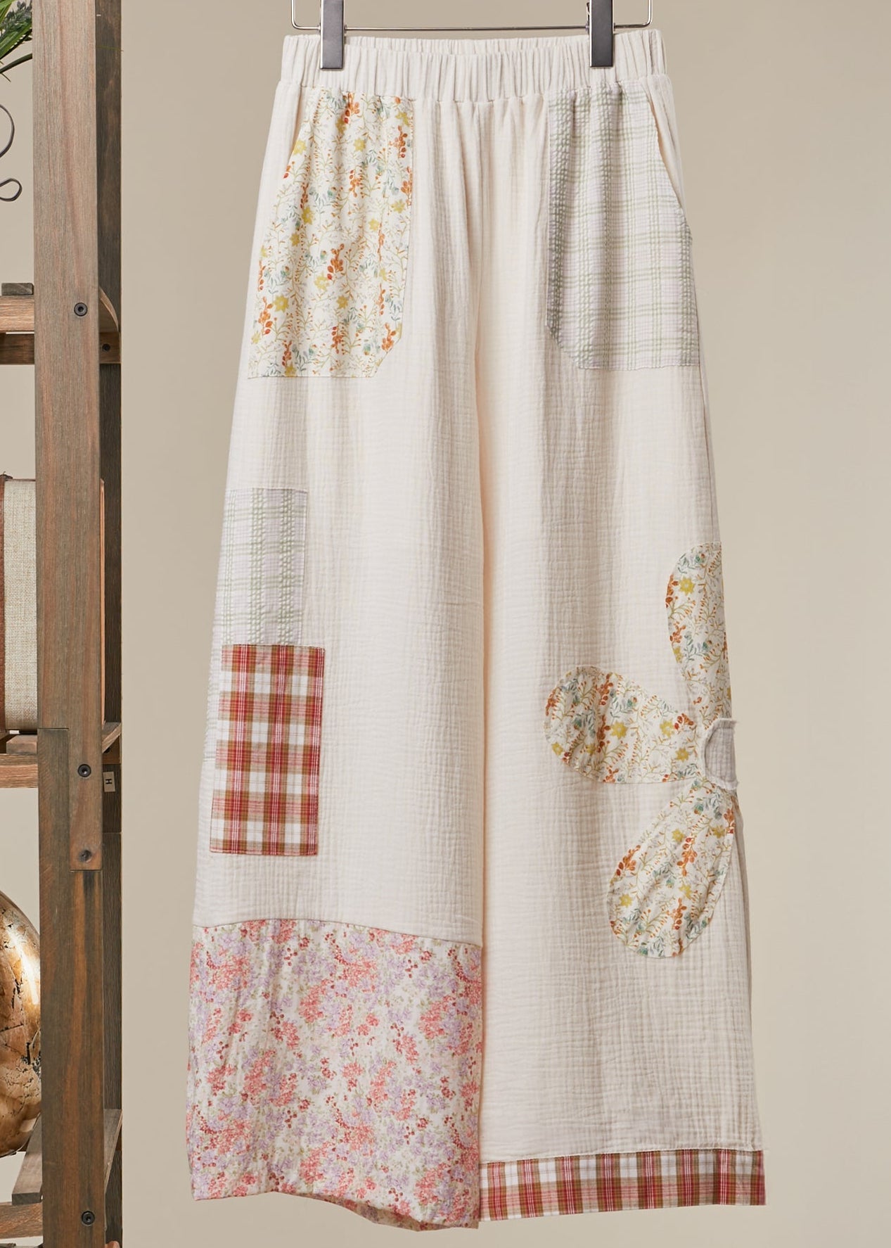 Florence Boho Patchwork Wide - Leg Pants - Westly
