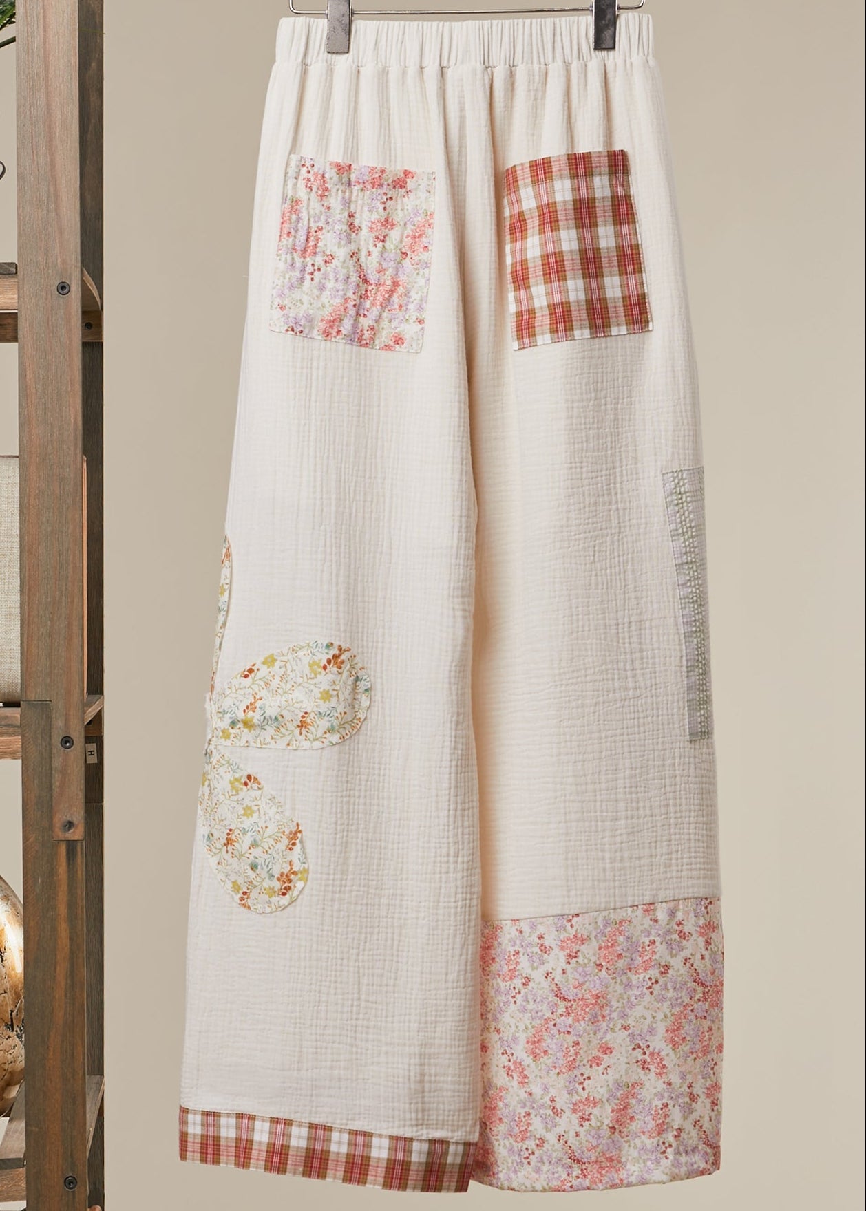 Florence Boho Patchwork Wide - Leg Pants - Westly