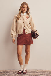 Florentine Floral Embroidered Cardigan - Westly
