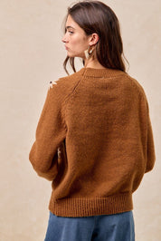 Flower Press Embroidered Daisy Sweater - Westly