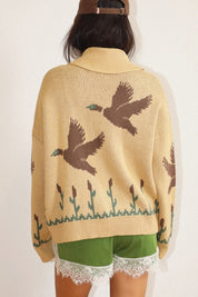 Flyway Knit Zip Duck Cardigan - Westly