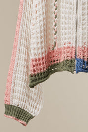 Folklore Zip - Up Hooded Crochet Cardigan - Westly
