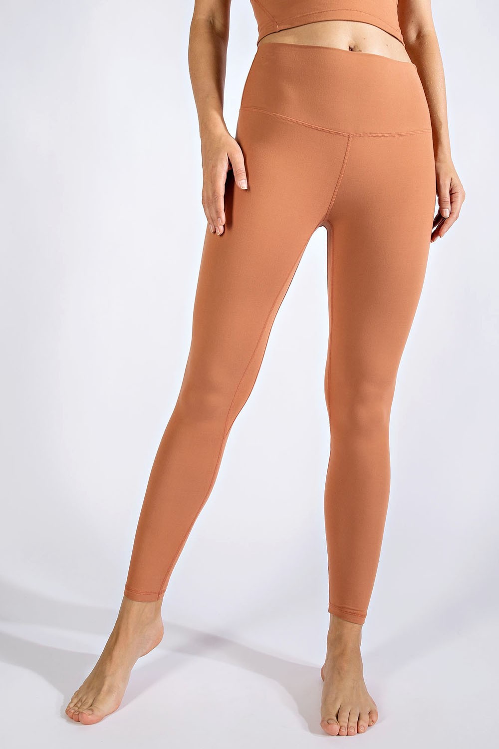 Footwork Double-Seam High Rise Leggings in Desert Sun, photo 1