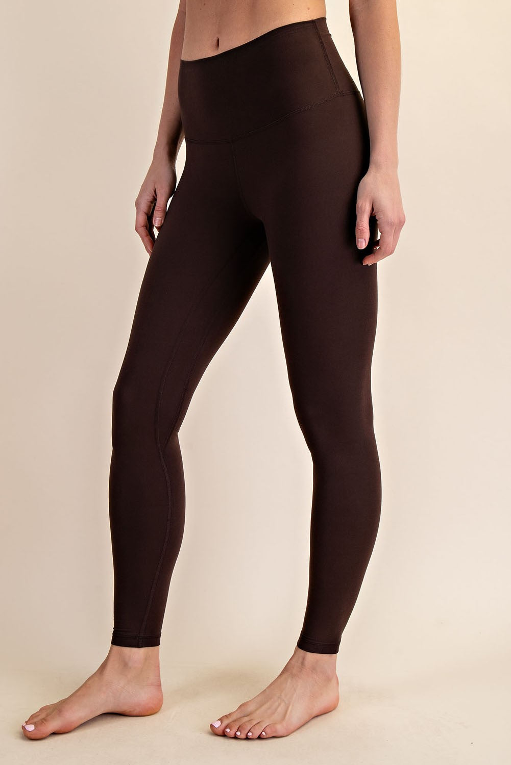 Footwork Double-Seam High Rise Leggings in Espresso, photo 3
