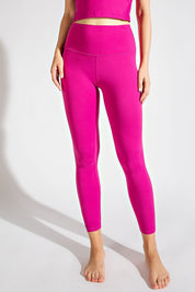 Footwork Double-Seam High Rise Leggings in Raspberry, photo 3