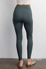 Footwork Double-Seam High Rise Leggings in Smoked Spruce, photo 2