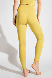 Footwork Double-Seam High Rise Leggings in Yellow Pear, photo 3