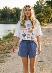 Fourth Of July Collage Graphic Tee - Westly