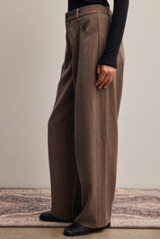 Frame of Mind Herringbone Wide Leg Pants - Westly