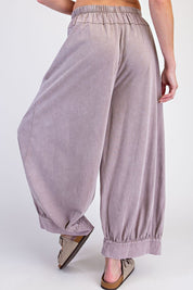 Free Flow Washed Cotton Balloon Pants - Westly