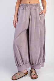 Free Flow Washed Cotton Balloon Pants - Westly