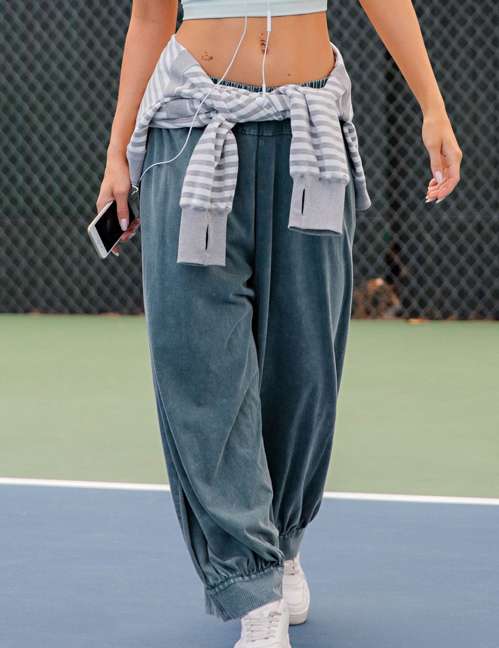 Free Flow Washed Cotton Balloon Pants - Westly