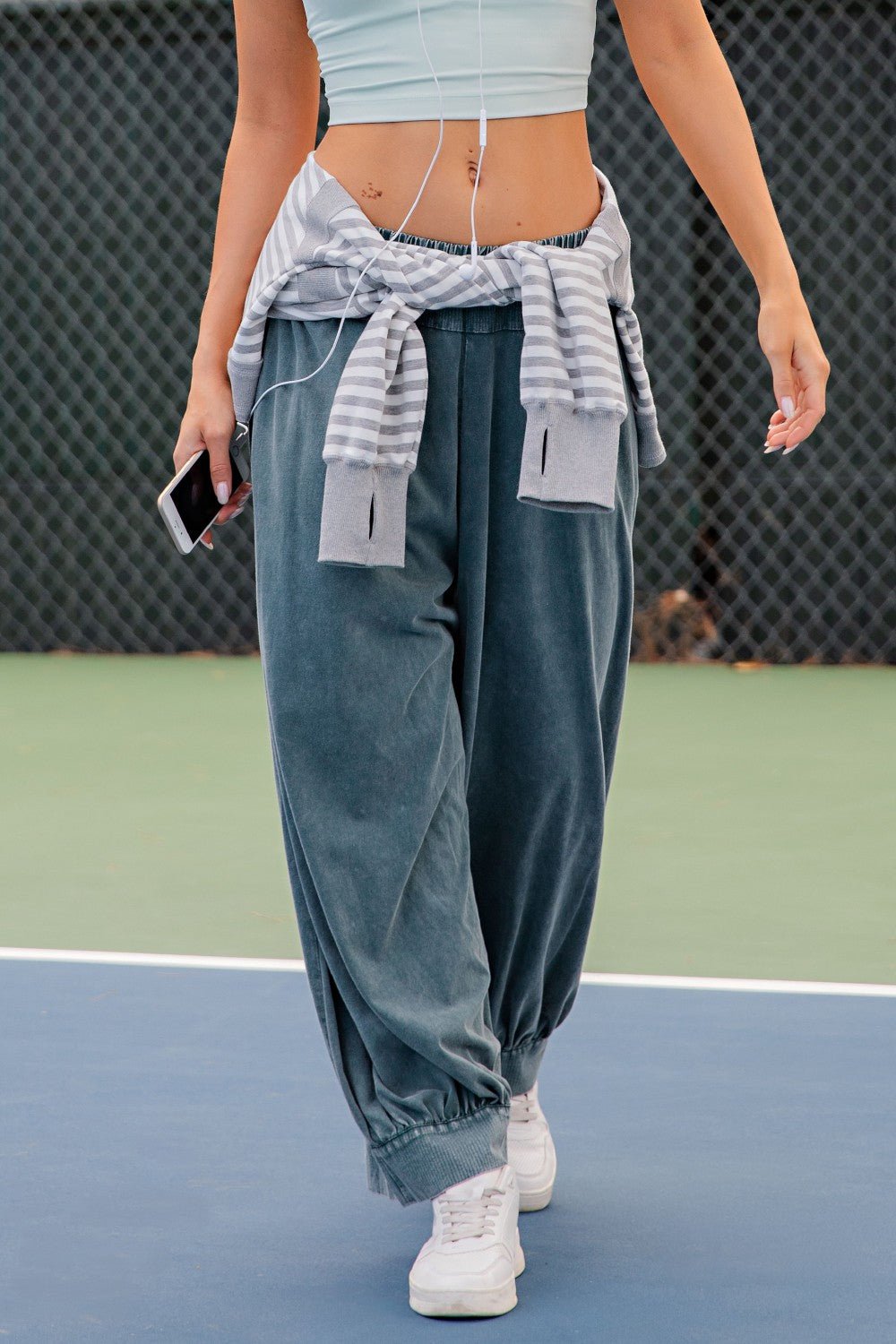 Free Flow Washed Cotton Balloon Pants - Westly