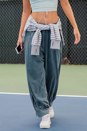 Free Flow Washed Cotton Balloon Pants - Westly