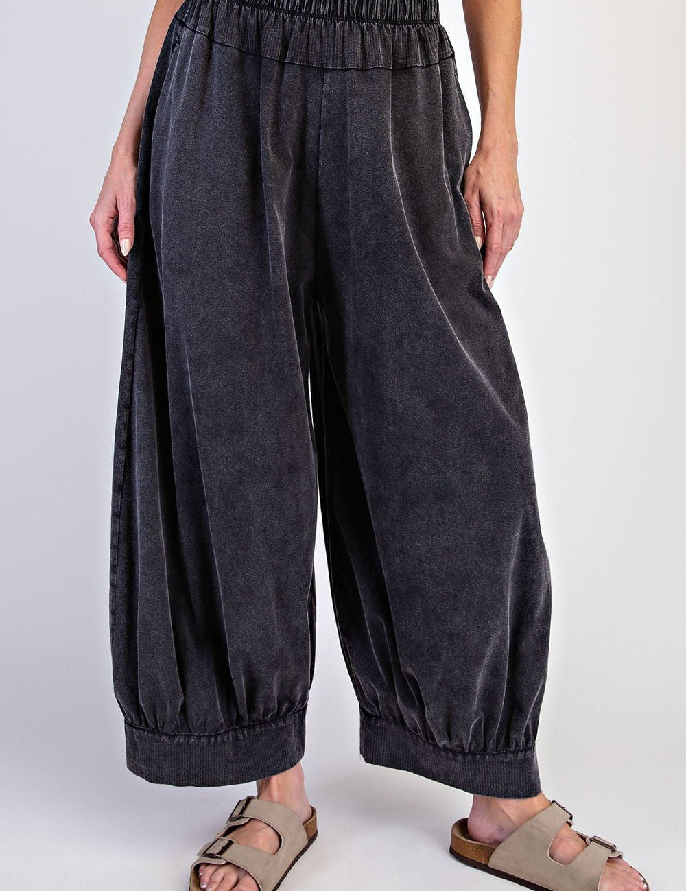 Free Flow Washed Cotton Balloon Pants - Westly