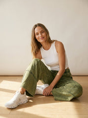 Freeform French Terry Exposed Seam Pants - Westly