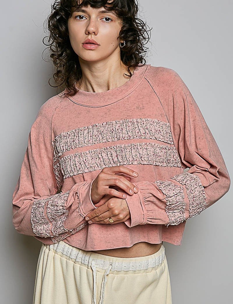 Frill Seeker Balloon Sleeve Top - Westly