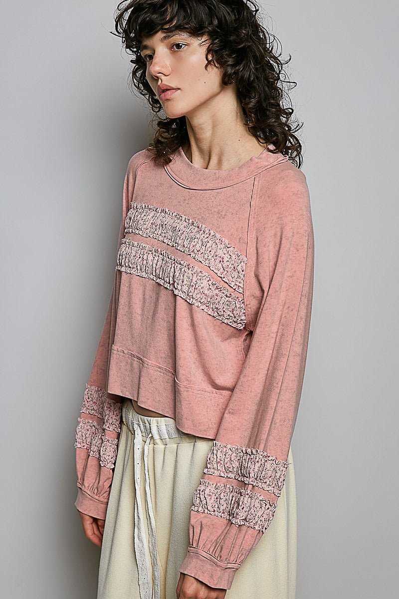Frill Seeker Balloon Sleeve Top - Westly