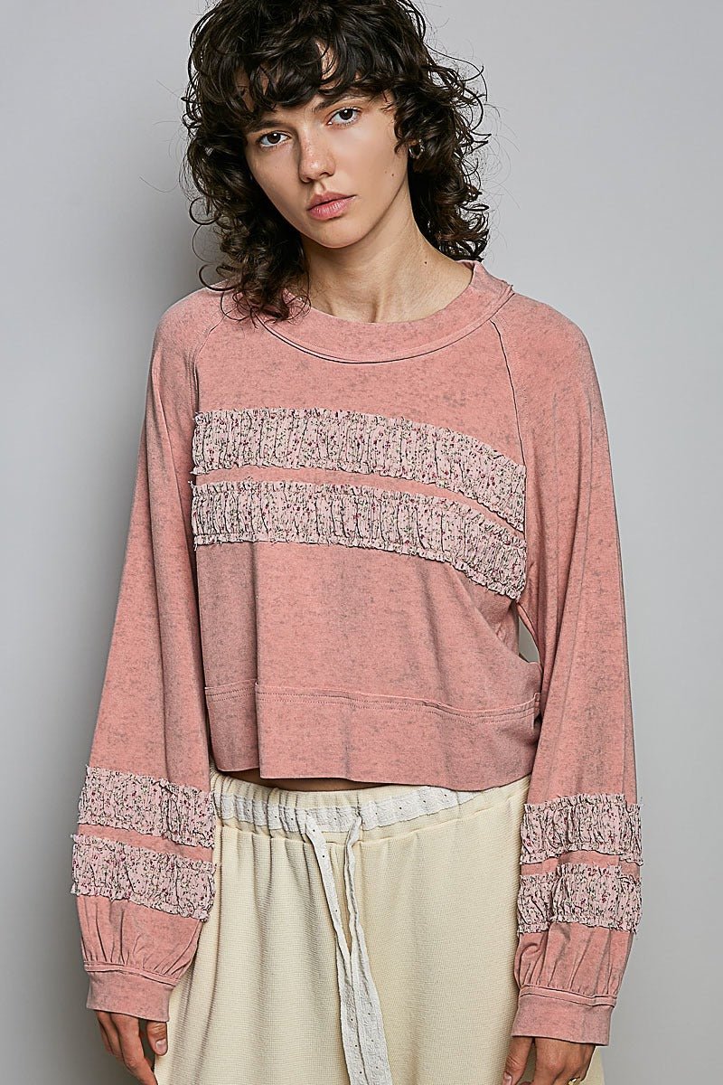 Frill Seeker Balloon Sleeve Top - Westly