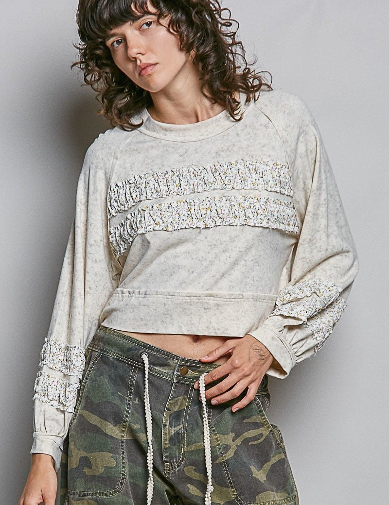 Frill Seeker Balloon Sleeve Top - Westly