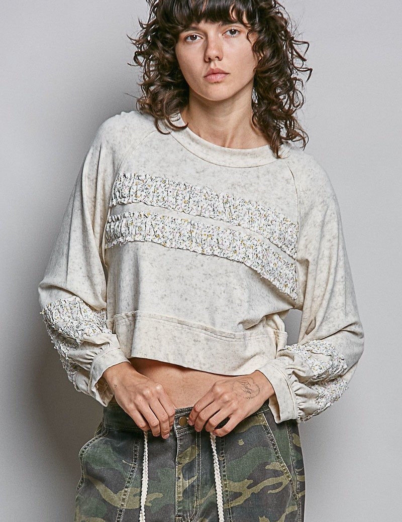 Frill Seeker Balloon Sleeve Top - Westly