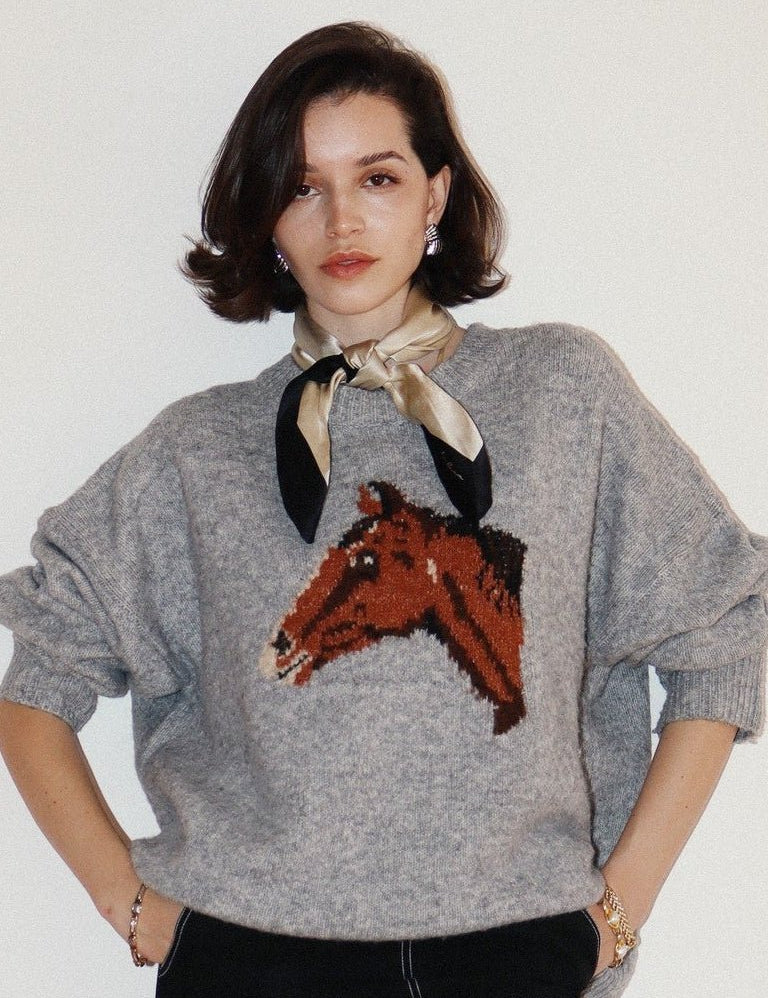 Front Runner Horse Graphic Sweater - Westly