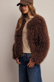 Frostbite Shaggy Faux Fur Jacket - Westly