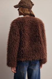 Frostbite Shaggy Faux Fur Jacket - Westly