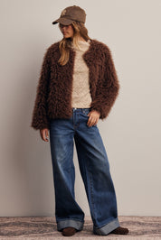 Frostbite Shaggy Faux Fur Jacket - Westly