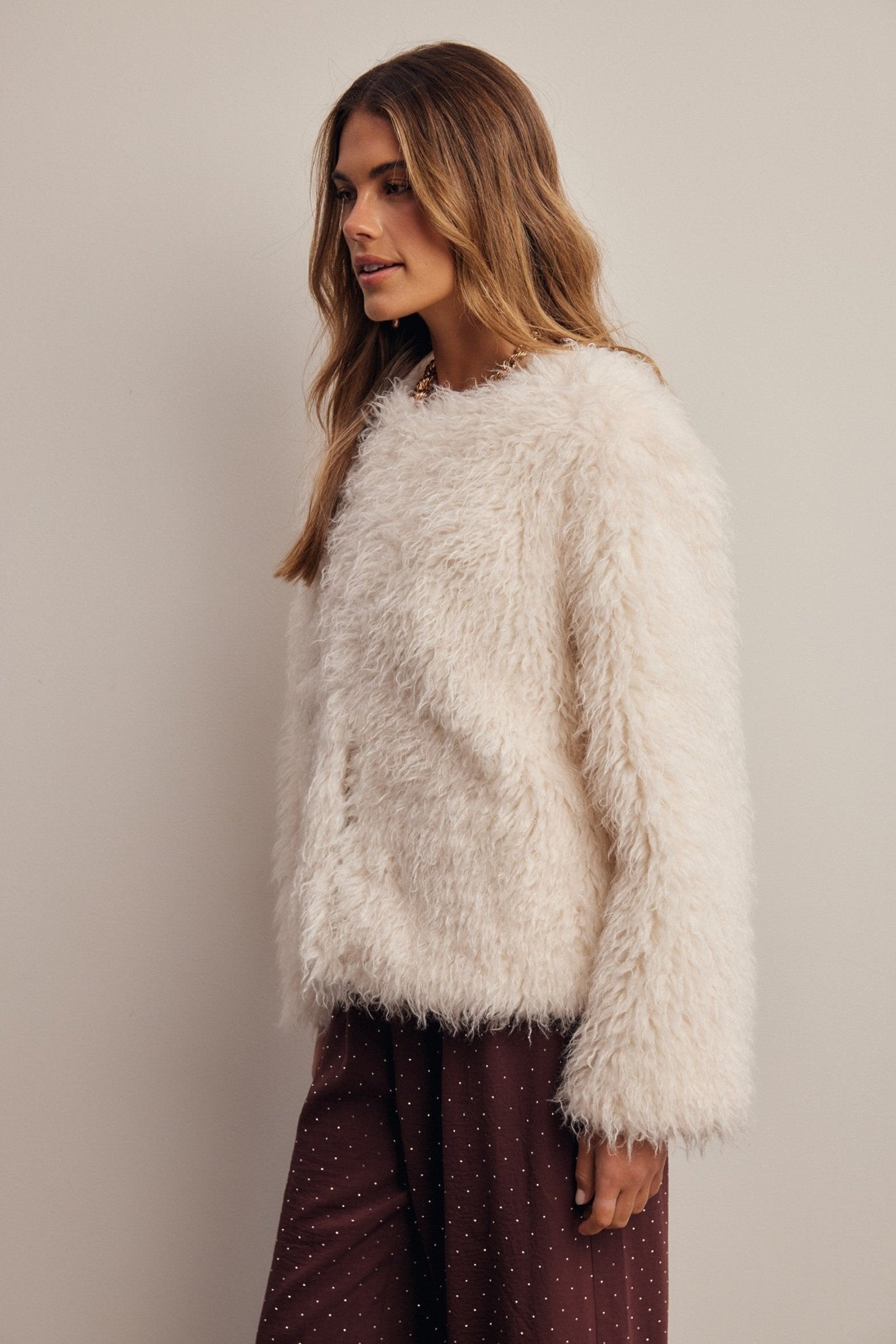 Frostbite Shaggy Faux Fur Jacket - Westly