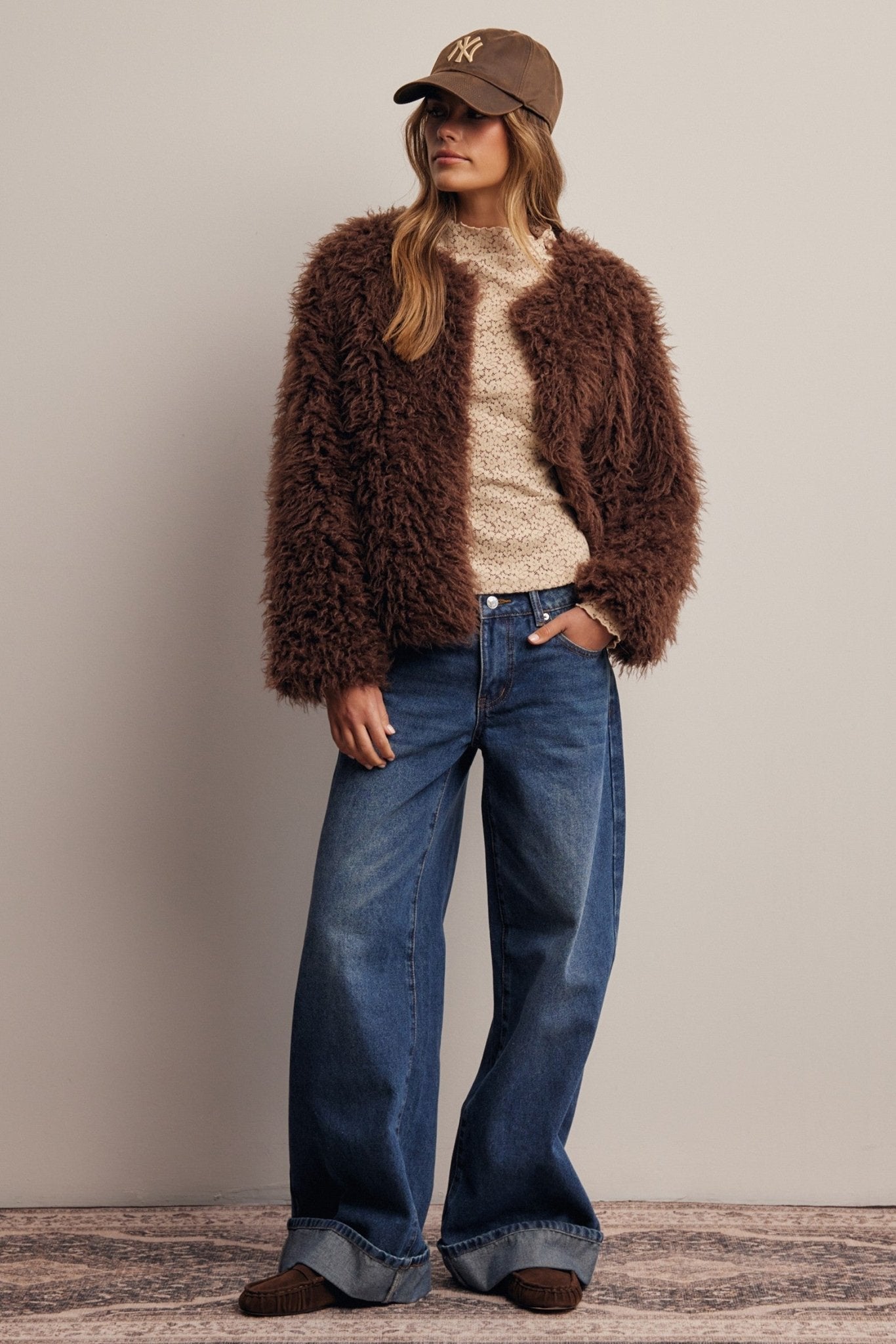 Frostbite Shaggy Faux Fur Jacket - Westly