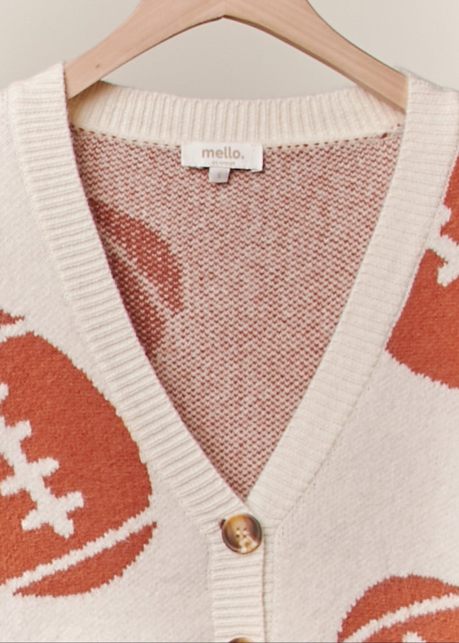 Game Day Button V - Neck Cardigan - Westly