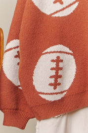 Game Day Button V - Neck Cardigan - Westly