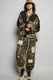 Georgia Camo Floral Thermal Hoodie - Westly
