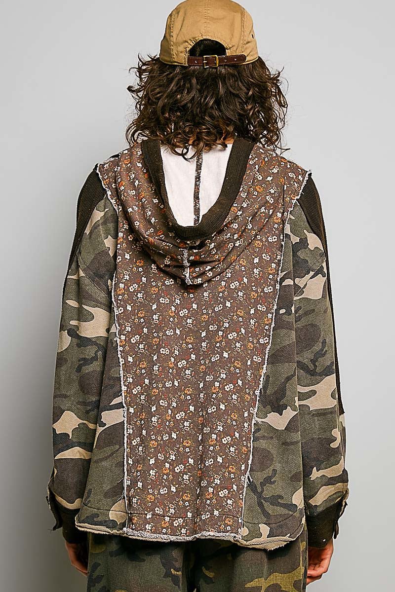 Georgia Camo Floral Thermal Hoodie - Westly